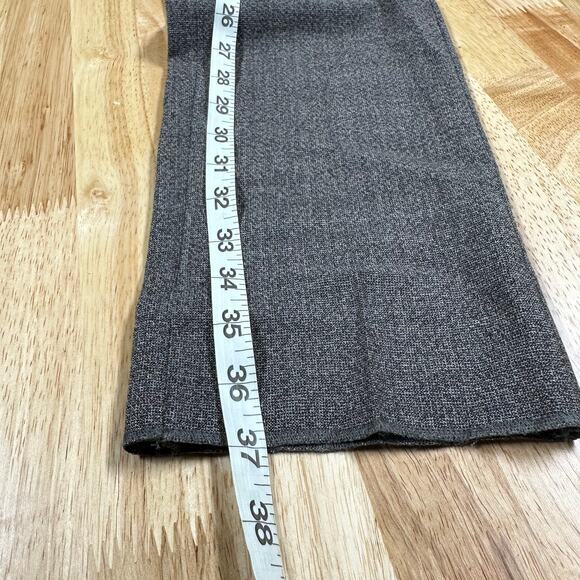 John Varvatos NWT 100% Virgin Wool Gray Trousers Size 44R US 28/29 Non Tailored - Picture 9 of 9